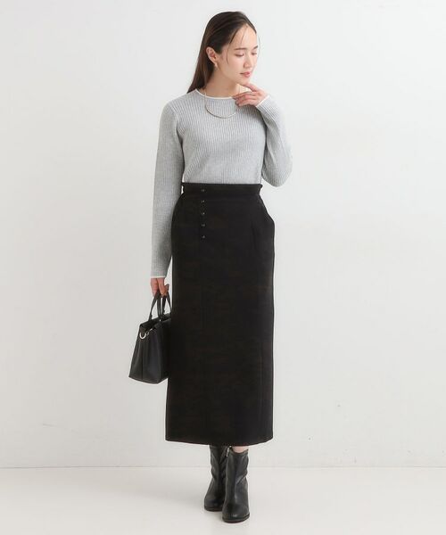 SHOO・LA・RUE / シューラルー ロング・マキシ丈スカート | 【洗濯後しわになりにくい】ポケット付き ナロースカート | 詳細3