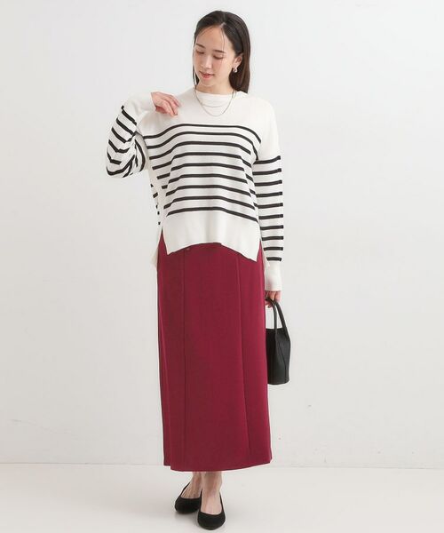 SHOO・LA・RUE / シューラルー ロング・マキシ丈スカート | 【洗濯後しわになりにくい】ポケット付き ナロースカート | 詳細7