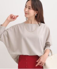 SHOO・LA・RUE / シューラルー シャツ・ブラウス | 【洗濯後しわになりにくい】1枚でサマ見え 8分袖ドルマンブラウス