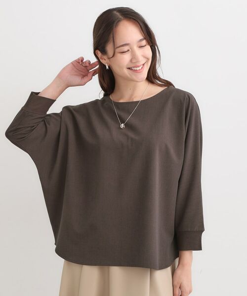 SHOO・LA・RUE / シューラルー シャツ・ブラウス | 【洗濯後しわになりにくい】1枚でサマ見え 8分袖ドルマンブラウス | 詳細13