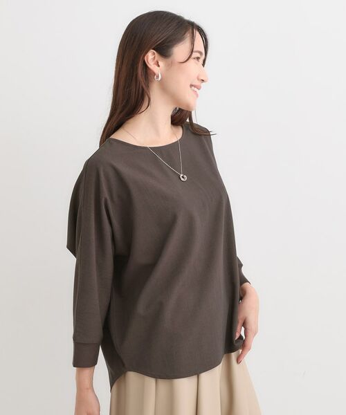 SHOO・LA・RUE / シューラルー シャツ・ブラウス | 【洗濯後しわになりにくい】1枚でサマ見え 8分袖ドルマンブラウス | 詳細14