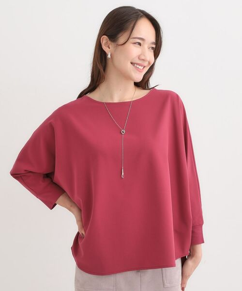 SHOO・LA・RUE / シューラルー シャツ・ブラウス | 【洗濯後しわになりにくい】1枚でサマ見え 8分袖ドルマンブラウス | 詳細17