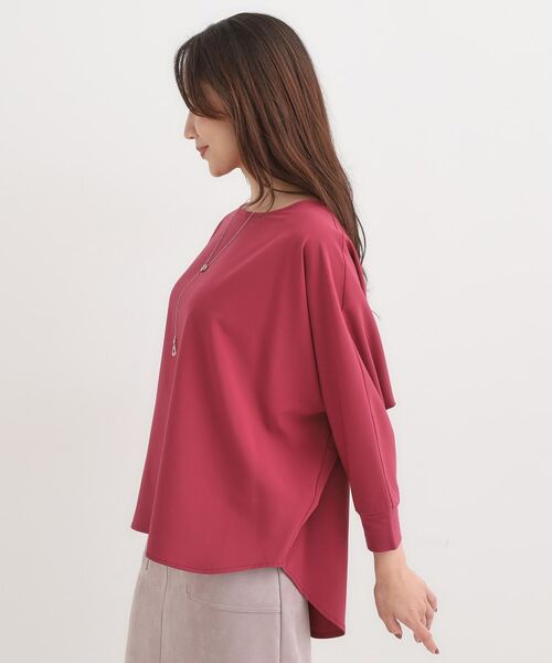 SHOO・LA・RUE / シューラルー シャツ・ブラウス | 【洗濯後しわになりにくい】1枚でサマ見え 8分袖ドルマンブラウス | 詳細18