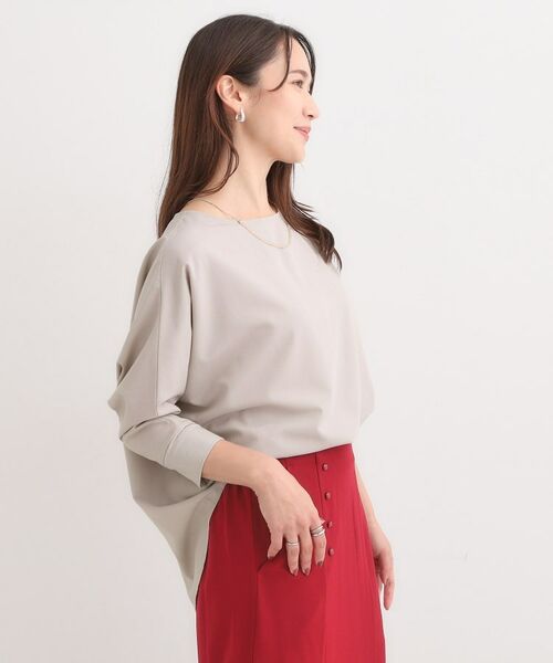 SHOO・LA・RUE / シューラルー シャツ・ブラウス | 【洗濯後しわになりにくい】1枚でサマ見え 8分袖ドルマンブラウス | 詳細2