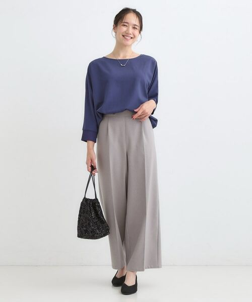 SHOO・LA・RUE / シューラルー シャツ・ブラウス | 【洗濯後しわになりにくい】1枚でサマ見え 8分袖ドルマンブラウス | 詳細23