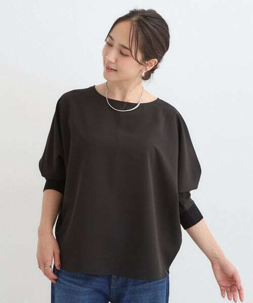 SHOO・LA・RUE / シューラルー シャツ・ブラウス | 【洗濯後しわになりにくい】1枚でサマ見え 8分袖ドルマンブラウス | 詳細5