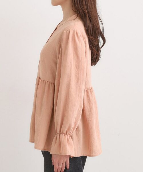 SHOO・LA・RUE / シューラルー シャツ・ブラウス | 【S-LL】大人フェミニン ペプラム風フリルブラウス | 詳細10