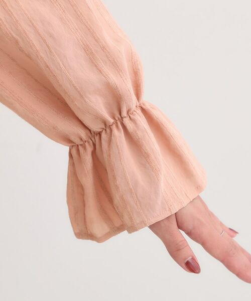 SHOO・LA・RUE / シューラルー シャツ・ブラウス | 【S-LL】大人フェミニン ペプラム風フリルブラウス | 詳細14