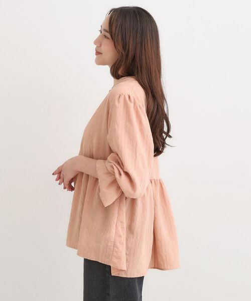 SHOO・LA・RUE / シューラルー シャツ・ブラウス | 【S-LL】大人フェミニン ペプラム風フリルブラウス | 詳細6