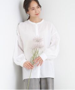 SHOO・LA・RUE / シューラルー シャツ・ブラウス | 【洗濯後シワになりにくい】お袖シャーリングシャツ