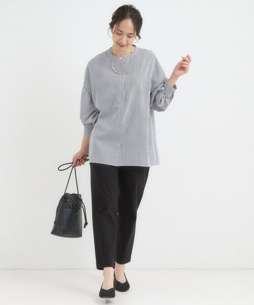 SHOO・LA・RUE / シューラルー シャツ・ブラウス | 【洗濯後シワになりにくい】お袖シャーリングシャツ | 詳細11