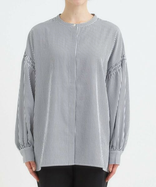 SHOO・LA・RUE / シューラルー シャツ・ブラウス | 【洗濯後シワになりにくい】お袖シャーリングシャツ | 詳細13