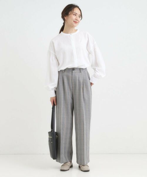 SHOO・LA・RUE / シューラルー シャツ・ブラウス | 【洗濯後シワになりにくい】お袖シャーリングシャツ | 詳細3