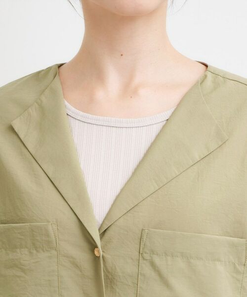 SHOO・LA・RUE / シューラルー シャツ・ブラウス | リラックス感のある オープンカラーシャツ | 詳細11