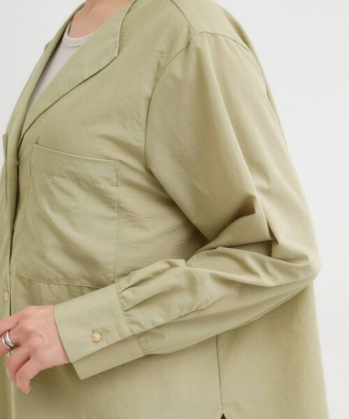 SHOO・LA・RUE / シューラルー シャツ・ブラウス | リラックス感のある オープンカラーシャツ | 詳細13