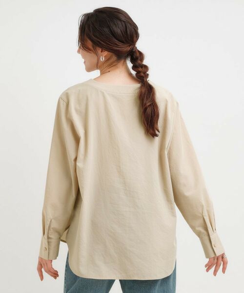 SHOO・LA・RUE / シューラルー シャツ・ブラウス | リラックス感のある オープンカラーシャツ | 詳細5