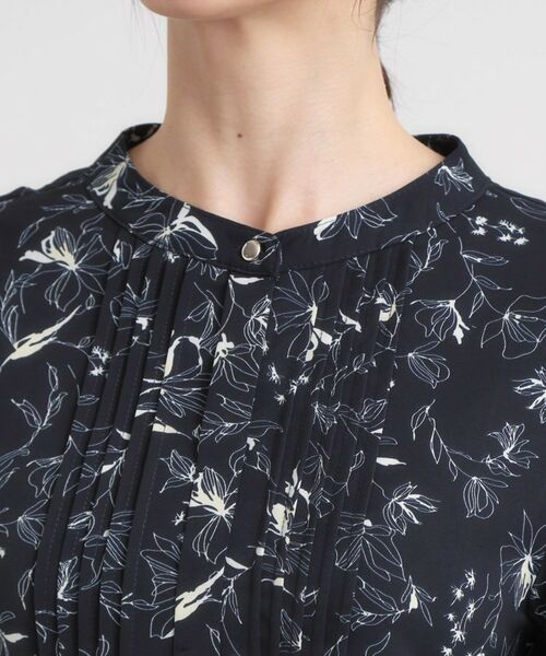 SHOO・LA・RUE / シューラルー シャツ・ブラウス | 【セットアップ可】ピンタックバンドカラーブラウス | 詳細20