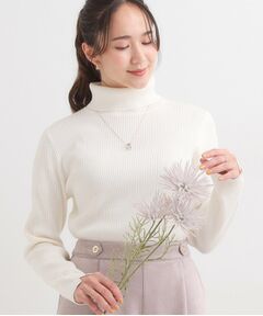 SHOO・LA・RUE / シューラルー ニット・セーター | 【絶妙なゆるピタ/洗濯機可】ちくちくしにくい リブタートルネック やわらかニット【CIRCRIC】