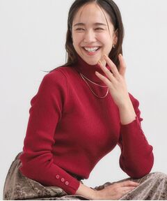 SHOO・LA・RUE / シューラルー ニット・セーター | 【絶妙なゆるピタ/洗濯機可】ちくちくしにくい リブタートルネック やわらかニット【CIRCRIC】