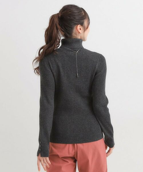 SHOO・LA・RUE / シューラルー ニット・セーター | 【絶妙なゆるピタ/洗濯機可】ちくちくしにくい リブタートルネック やわらかニット【CIRCRIC】 | 詳細10