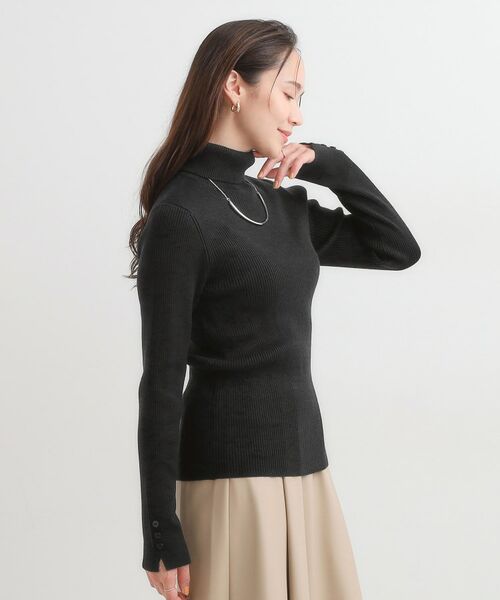 SHOO・LA・RUE / シューラルー ニット・セーター | 【絶妙なゆるピタ/洗濯機可】ちくちくしにくい リブタートルネック やわらかニット【CIRCRIC】 | 詳細14