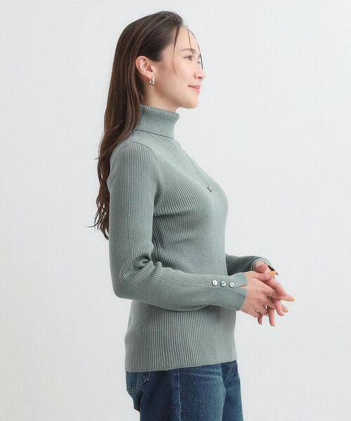 SHOO・LA・RUE / シューラルー ニット・セーター | 【絶妙なゆるピタ/洗濯機可】ちくちくしにくい リブタートルネック やわらかニット【CIRCRIC】 | 詳細17
