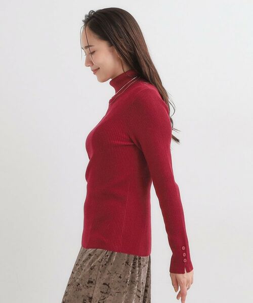 SHOO・LA・RUE / シューラルー ニット・セーター | 【絶妙なゆるピタ/洗濯機可】ちくちくしにくい リブタートルネック やわらかニット【CIRCRIC】 | 詳細22