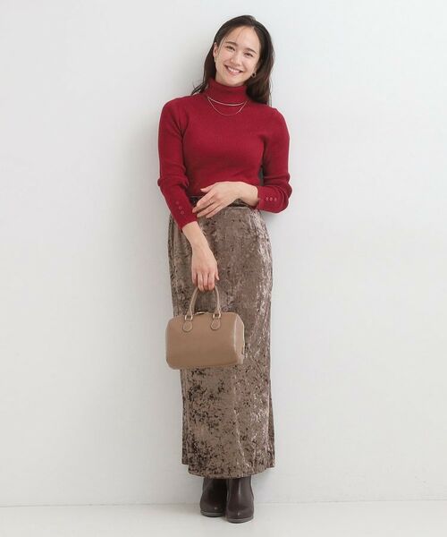 SHOO・LA・RUE / シューラルー ニット・セーター | 【絶妙なゆるピタ/洗濯機可】ちくちくしにくい リブタートルネック やわらかニット【CIRCRIC】 | 詳細23