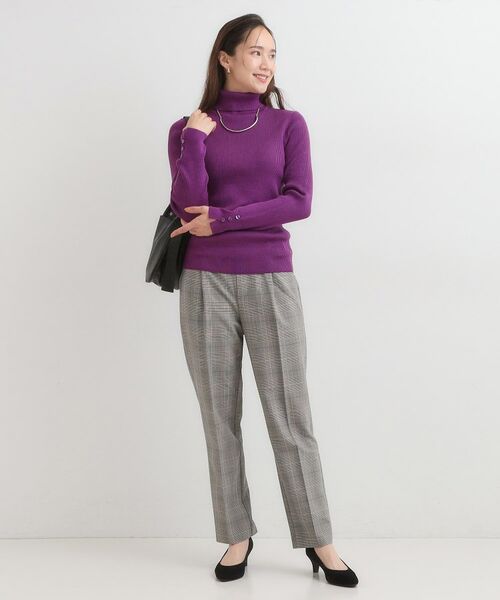 SHOO・LA・RUE / シューラルー ニット・セーター | 【絶妙なゆるピタ/洗濯機可】ちくちくしにくい リブタートルネック やわらかニット【CIRCRIC】 | 詳細27