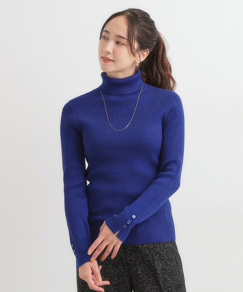 SHOO・LA・RUE / シューラルー ニット・セーター | 【絶妙なゆるピタ/洗濯機可】ちくちくしにくい リブタートルネック やわらかニット【CIRCRIC】 | 詳細29