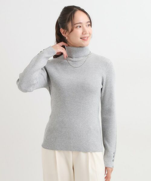 SHOO・LA・RUE / シューラルー ニット・セーター | 【絶妙なゆるピタ/洗濯機可】ちくちくしにくい リブタートルネック やわらかニット【CIRCRIC】 | 詳細5