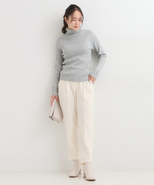 SHOO・LA・RUE / シューラルー ニット・セーター | 【絶妙なゆるピタ/洗濯機可】ちくちくしにくい リブタートルネック やわらかニット【CIRCRIC】 | 詳細7