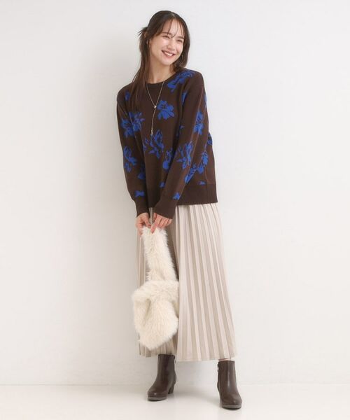 SHOO・LA・RUE / シューラルー ニット・セーター | 【洗濯機可/毛玉レス/S-LL】大人世代も取り入れやすい スウェットライク アソートニット | 詳細11