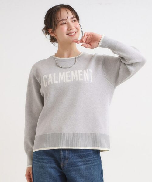 SHOO・LA・RUE / シューラルー ニット・セーター | 【洗濯機可/毛玉レス/S-LL】大人世代も取り入れやすい スウェットライク アソートニット | 詳細13