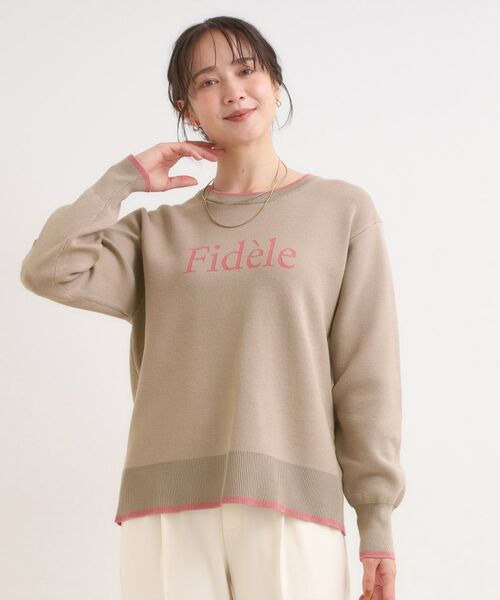 SHOO・LA・RUE / シューラルー ニット・セーター | 【洗濯機可/毛玉レス/S-LL】大人世代も取り入れやすい スウェットライク アソートニット | 詳細17