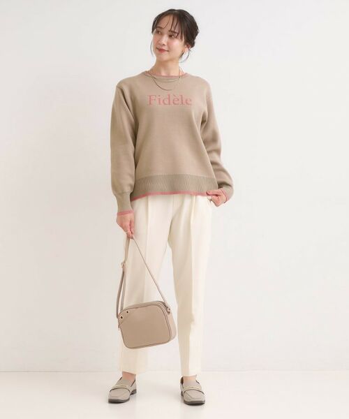 SHOO・LA・RUE / シューラルー ニット・セーター | 【洗濯機可/毛玉レス/S-LL】大人世代も取り入れやすい スウェットライク アソートニット | 詳細19