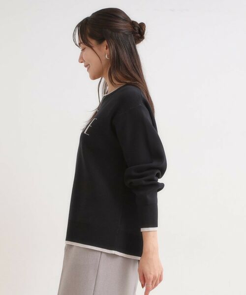 SHOO・LA・RUE / シューラルー ニット・セーター | 【洗濯機可/毛玉レス/S-LL】大人世代も取り入れやすい スウェットライク アソートニット | 詳細22