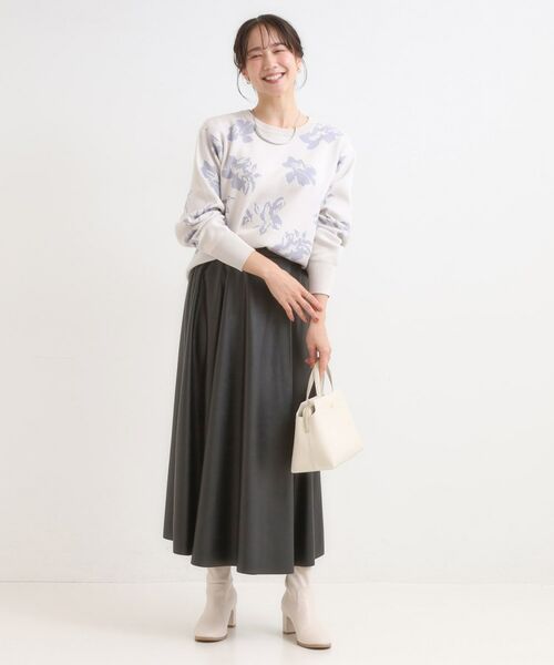 SHOO・LA・RUE / シューラルー ニット・セーター | 【洗濯機可/毛玉レス/S-LL】大人世代も取り入れやすい スウェットライク アソートニット | 詳細3