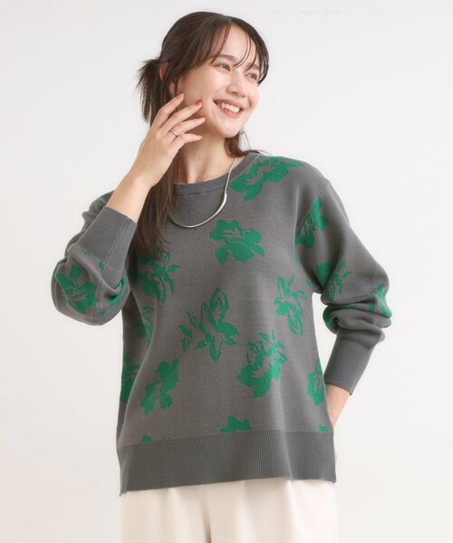 SHOO・LA・RUE / シューラルー ニット・セーター | 【洗濯機可/毛玉レス/S-LL】大人世代も取り入れやすい スウェットライク アソートニット | 詳細5