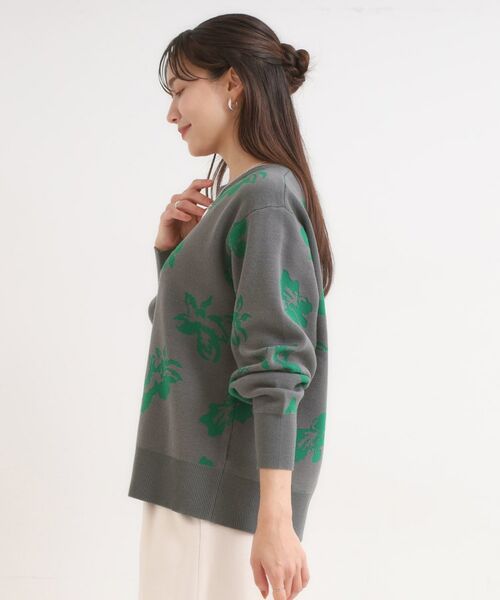 SHOO・LA・RUE / シューラルー ニット・セーター | 【洗濯機可/毛玉レス/S-LL】大人世代も取り入れやすい スウェットライク アソートニット | 詳細6