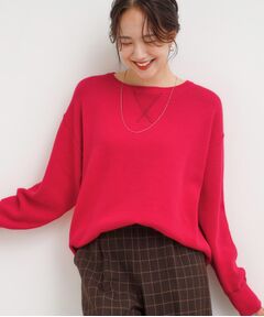 SHOO・LA・RUE / シューラルー ニット・セーター | 【洗濯機可/ちくちくしにくい】大人カジュアルを叶える スウェットライクニット