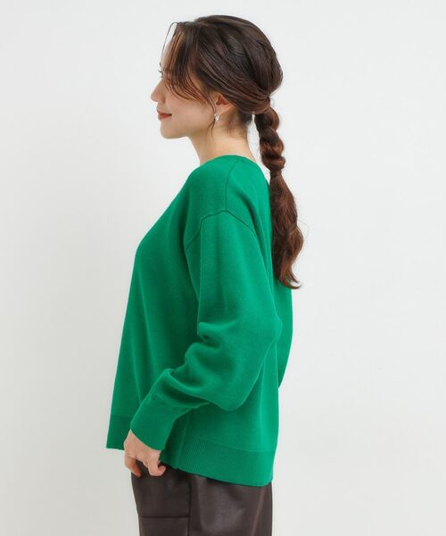 SHOO・LA・RUE / シューラルー ニット・セーター | 【洗濯機可/ちくちくしにくい】大人カジュアルを叶える スウェットライクニット | 詳細10