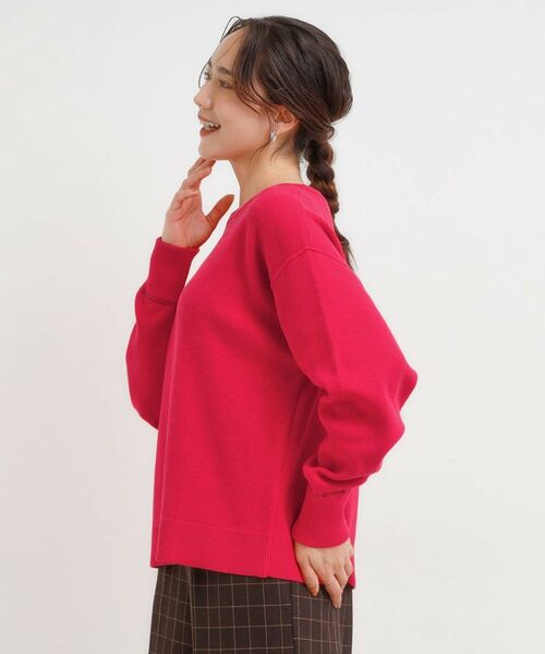 SHOO・LA・RUE / シューラルー ニット・セーター | 【洗濯機可/ちくちくしにくい】大人カジュアルを叶える スウェットライクニット | 詳細14