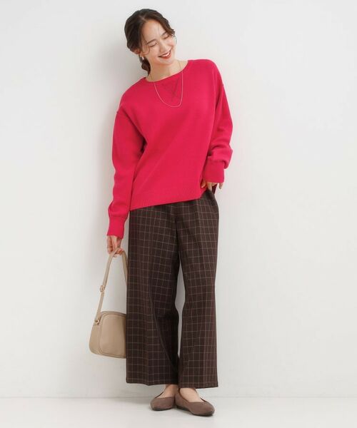 SHOO・LA・RUE / シューラルー ニット・セーター | 【洗濯機可/ちくちくしにくい】大人カジュアルを叶える スウェットライクニット | 詳細15