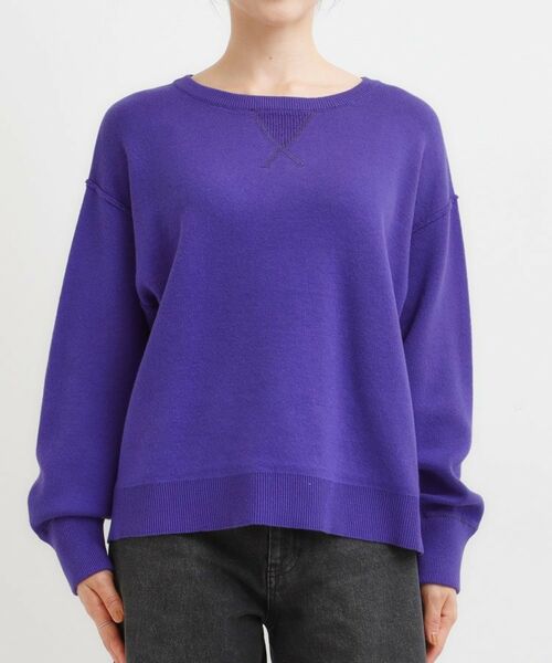 SHOO・LA・RUE / シューラルー ニット・セーター | 【洗濯機可/ちくちくしにくい】大人カジュアルを叶える スウェットライクニット | 詳細25