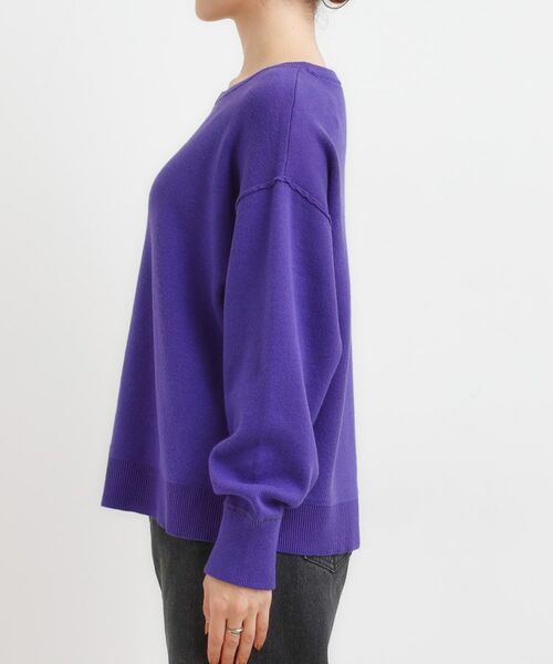SHOO・LA・RUE / シューラルー ニット・セーター | 【洗濯機可/ちくちくしにくい】大人カジュアルを叶える スウェットライクニット | 詳細26