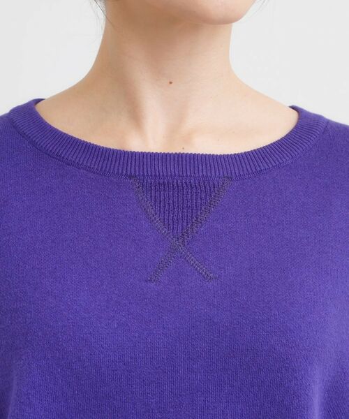 SHOO・LA・RUE / シューラルー ニット・セーター | 【洗濯機可/ちくちくしにくい】大人カジュアルを叶える スウェットライクニット | 詳細28