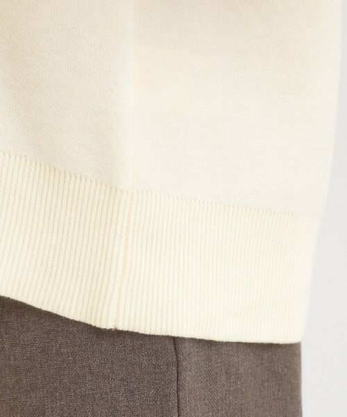 SHOO・LA・RUE / シューラルー ニット・セーター | 【洗濯機可/ちくちくしにくい】大人のための スウェットライク刺繍ロゴニット | 詳細22