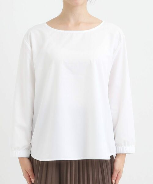 SHOO・LA・RUE / シューラルー ニット・セーター | 【2点セット/S-LL】着回しいろいろ 編み柄ベスト×ブラウス | 詳細17