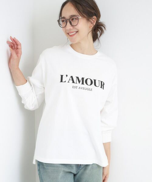 SHOO・LA・RUE/シューラルー 【S-LL/選べる7柄】グラフィックアソート ベーシックロンT ホワイト(101) 04(LL) SHOO・LA・RUE/シューラルー 【S-LL/選べる7柄】グラフィックアソート ベーシックロンT ホワイト(101) 04(LL)